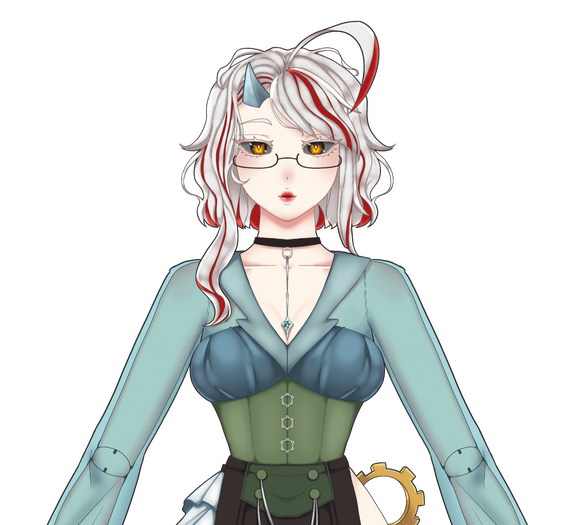 Hitori Rousseau PNGtuber sample