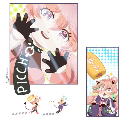 Non-lineart art sample